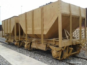 Vagonetas para el transporte del carbón