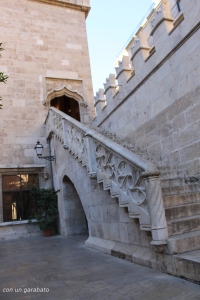Escalera acceso Cámara Dorada